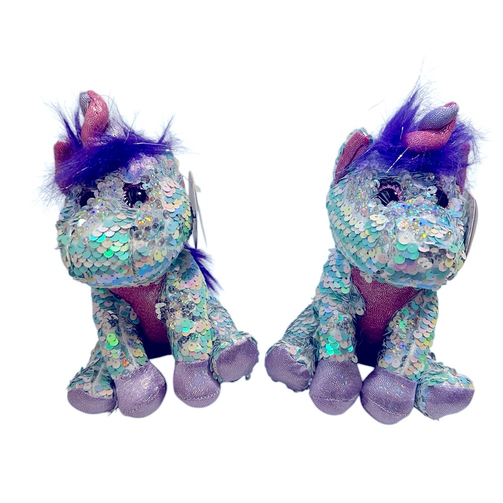 Bling Unicorn Squishee Plushies Animal Bundle